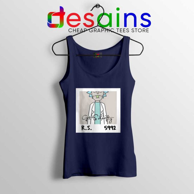 Get Schwifty 1989 Taylor Swift Navy Tank Top Rick and Morty Tops