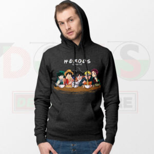 Goku Naruto Luffy Friends Style Hoodie
