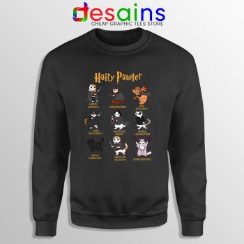 Hairy Pawter For Cat Lovers Sweatshirt Harry Potter Cats Sweaters S-3XL