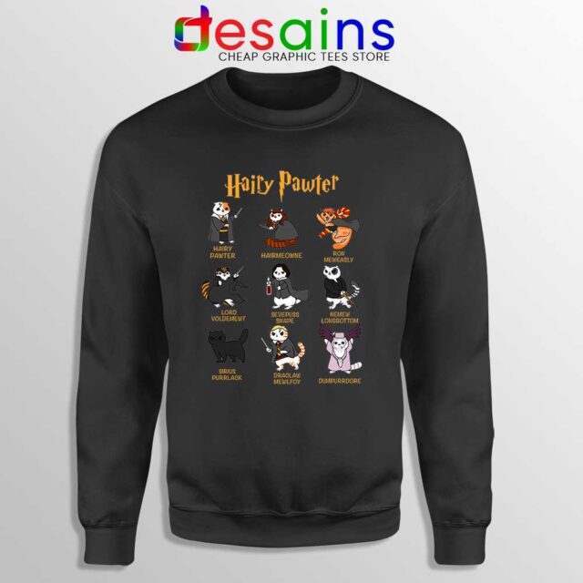 Hairy Pawter For Cat Lovers Sweatshirt