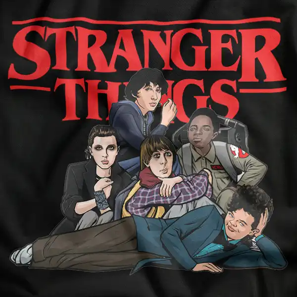 Stranger Things Hawkins Crew Comic Art