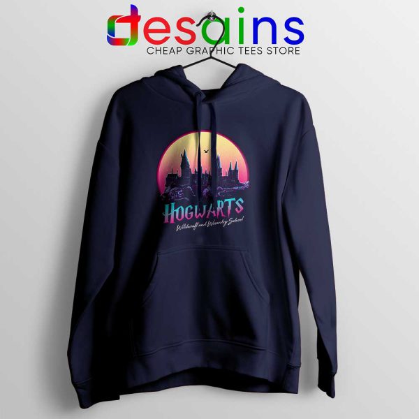 Hogwarts School of Magic Navy Hoodie Harry Potter Hoodies