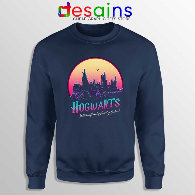 Hogwarts School of Magic Navy Sweatshirt Harry Potter Sweater