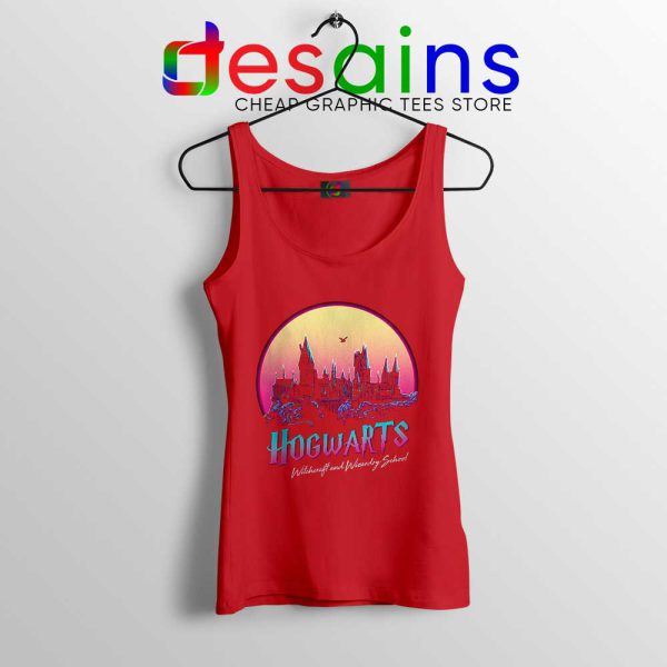 Hogwarts School of Magic Red Tank Top Harry Potter Tops