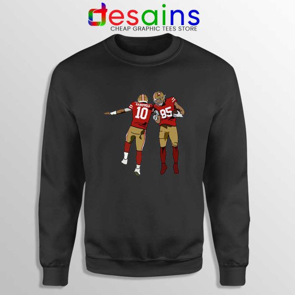 Jimmy Garoppolo x George Kittle Black Sweatshirt San Francisco 49ers