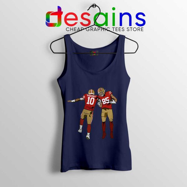 Jimmy Garoppolo x George Kittle Navy Tank Top San Francisco 49ers