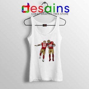 Jimmy Garoppolo x George Kittle White Tank Top San Francisco 49ers