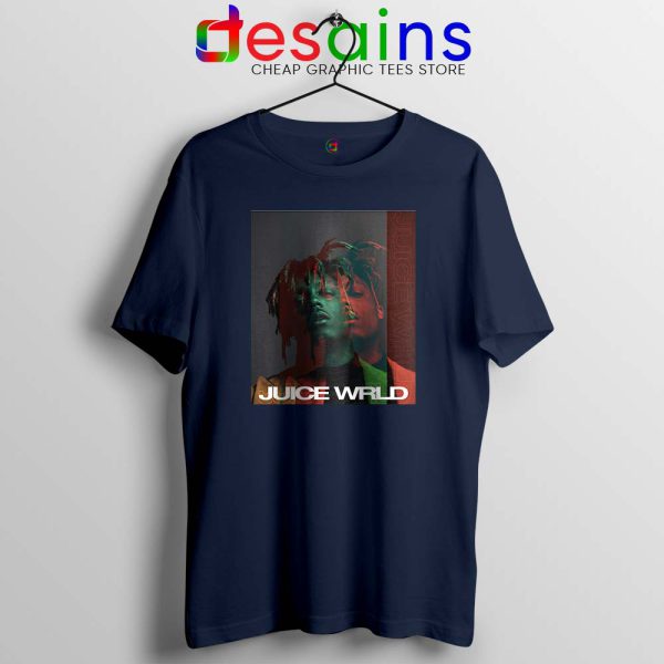 Juice Wrld 999 Fan Art Navy Tshirt Juice Wrld RIP Tee Shirts