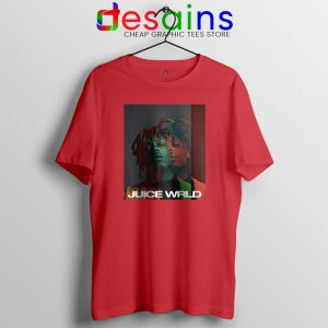 Juice Wrld 999 Fan Art Red Tshirt Juice Wrld RIP Tee Shirts