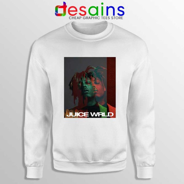 Juice Wrld 999 Fan Art White Sweatshirt Juice Wrld RIP Sweater