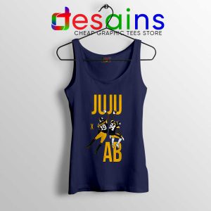 Juju Smith and Antonio Brown Navy Tank Top Pittsburgh Steelers