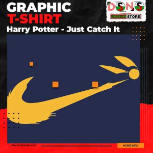 Just Catch It Graphic T-shirt - Harry Potter Quote Nike