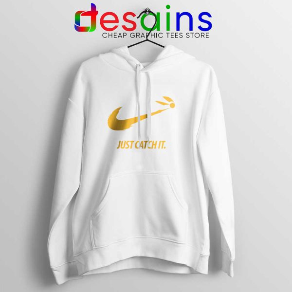 Just Catch It White Hoodie Catch Harry Potter Hoodies