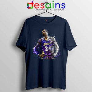 Kobe Bryant La Lakers Blue Tshirt Navy Kobe Bryant Merch Tees