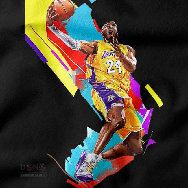 Kobe Dunk NBA tank top in bright geometric pop-art style