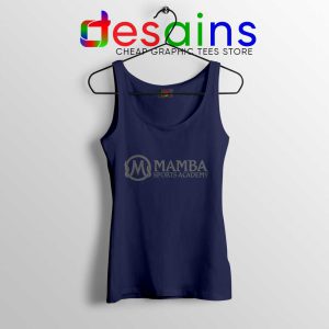 Kobe Mamba Academy Navy Tank Top RIP Mamba Kobe Bryant Tops