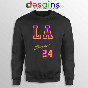 LA Lakers Bryant Legend Black Sweatshirt NBA Kobe Bryant RIP