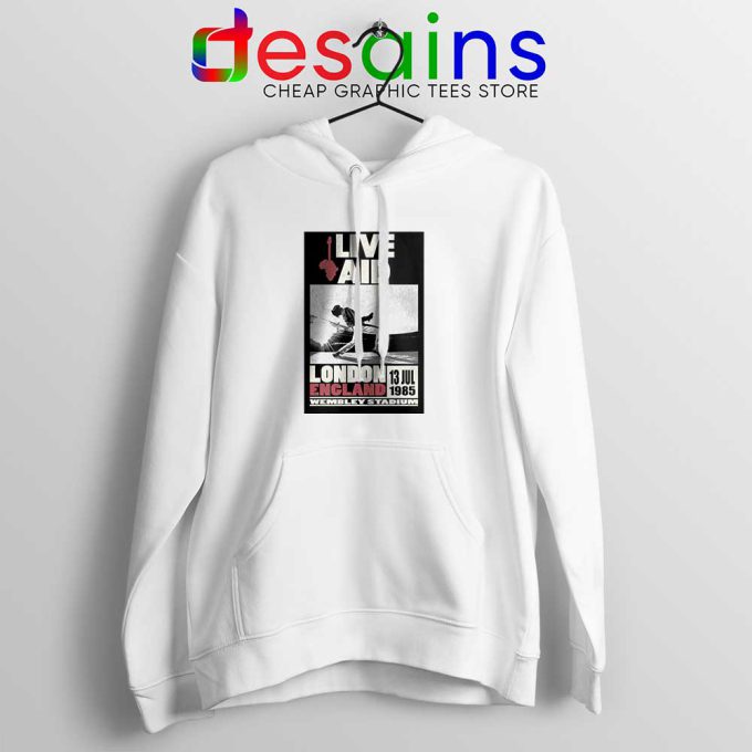 Live Aid at Wembley Hoodie Live Aid Musical Event Hoodies S-2XL