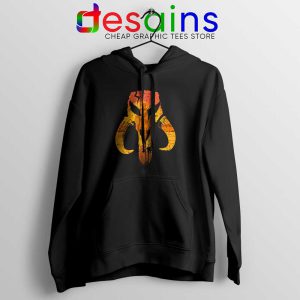 Mandalorian Hunter Logo Hoodie The Mandalorian Symbol Hoodies