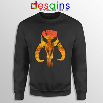 Mandalorian Hunter Logo Sweatshirt The Mandalorian Symbol Sweaters