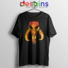 Mandalorian Hunter Logo Tshirt The Mandalorian Symbol Tee Shirts S-3XL