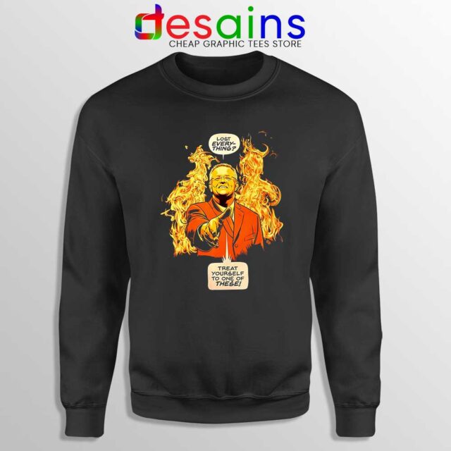 Morrison Handshake Fire Sweatshirt