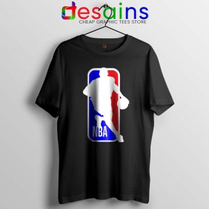 NBA Logo Kobe Bryant Black Tshirt NBA Merch Mamba Tees