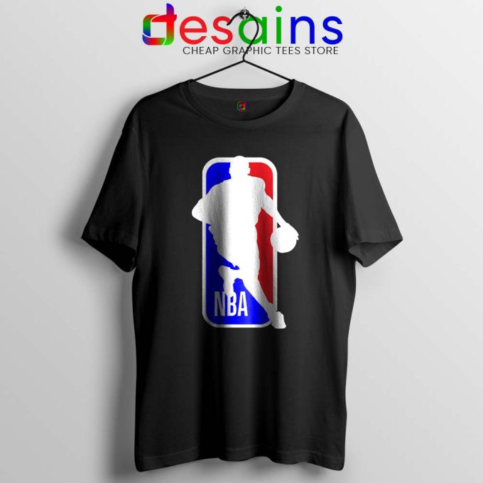 NBA Logo Kobe Bryant Black Tshirt NBA Merch Mamba Tees