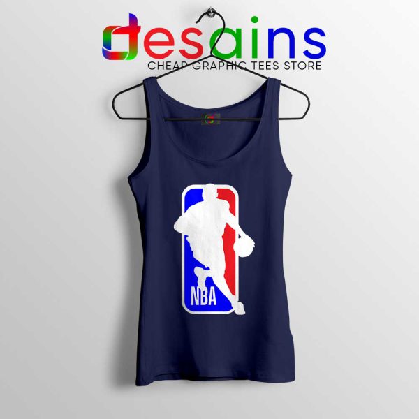 NBA Logo Kobe Bryant Navy Tank Top NBA Merch Mamba Tops