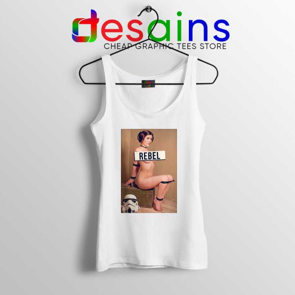 Naked Princess Leia Tank Top Star Wars Merch Tops S-3XL