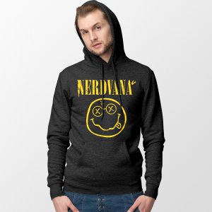 Nerd Style Nerdvana Smiley Hoodie Nirvana Smiley