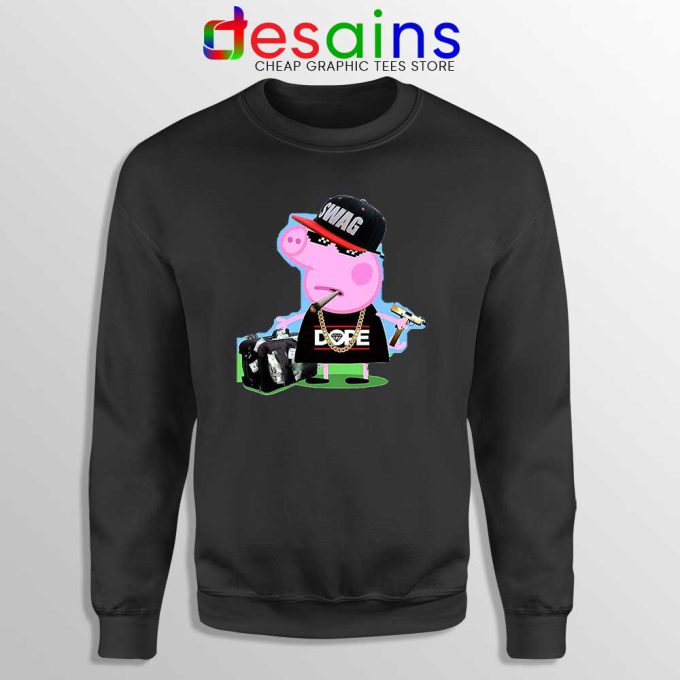 Peppa Pig Swag Black Sweatshirt Peppa Pig Adventure Sweater