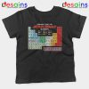 Periodic Table of Star Wars Kids Tshirt Star Wars Youth Tees S-XL