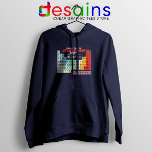 Periodic Table of Star Wars Navy Hoodie Star Wars Merch Hoodies