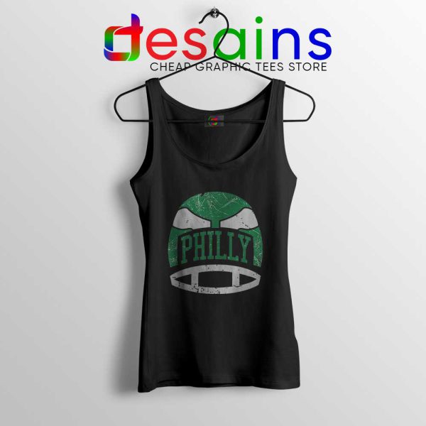 Philly Retro Helmet Black Tank Top Philadelphia Eagles Tops S-3XL