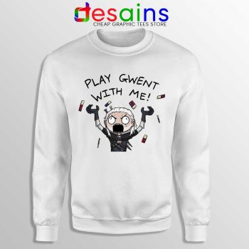Play Gwent With Me Sweatshirt The Witcher 3 Wild Hunt Sweaters S-3XL