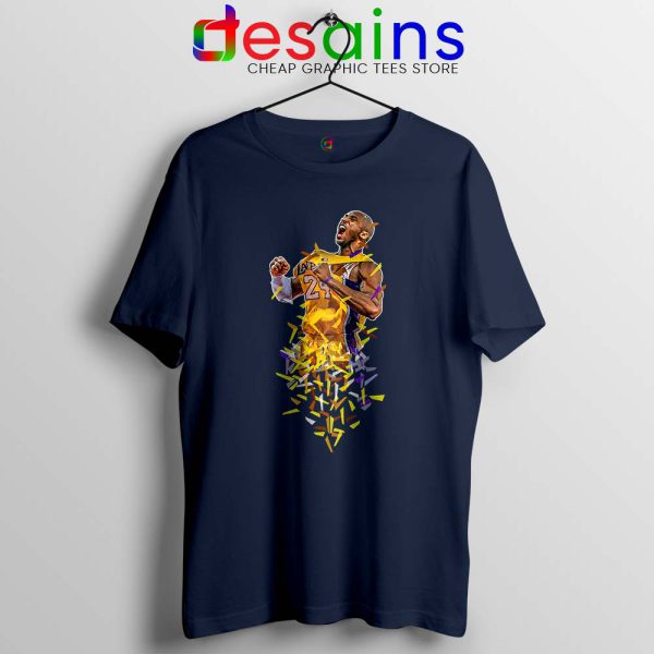 RIP Kobe Bryant Celebration Navy Tshirt NBA Kobe Bryant Merch Tees