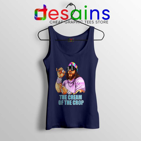 Randy Savage Macho Man Navy Tank Top Randy Savage Tops