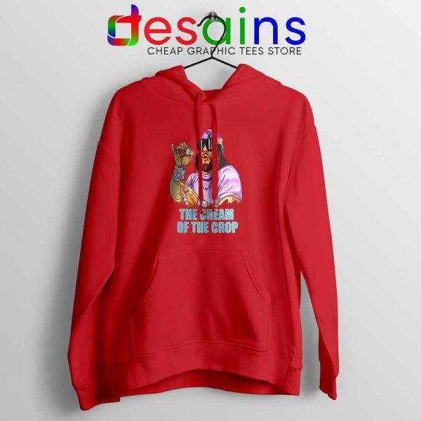 Randy Savage Macho Man Red Hoodie Randy Savage Hoodies