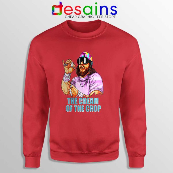 Randy Savage Macho Man Red Sweatshirt Randy Savage Sweaters