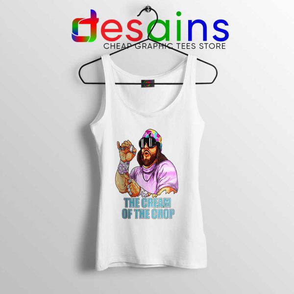 Randy Savage Macho Man White Tank Top Randy Savage Tops