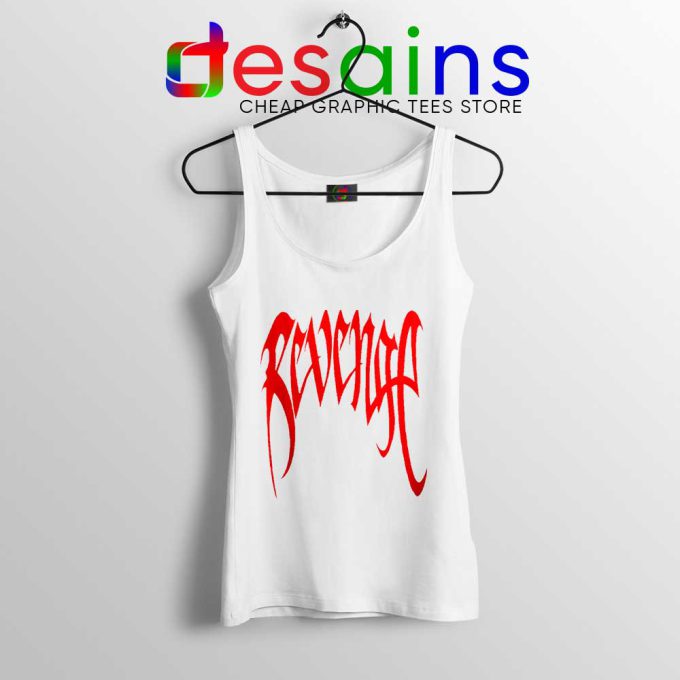 Revenge XXXTentacion White Tank Top Mixtape XXXTentacion Tops