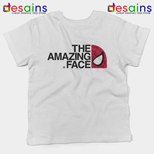 Spider Man The Amazing Face White Kids Tshirt The North Face Youth