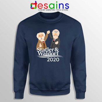 Statler and Waldorf 2020 Navy Sweatshirt Muppet Sweater S-3XL