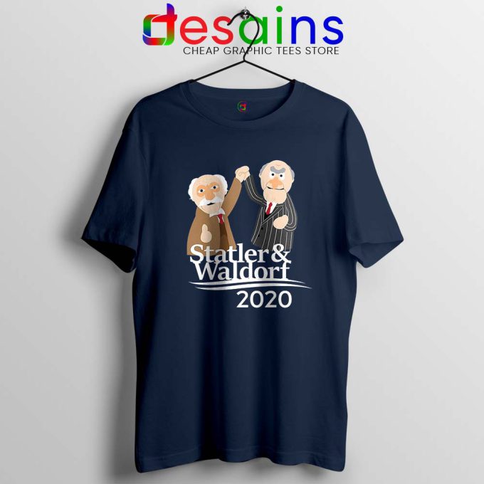 Statler and Waldorf 2020 Navy Tshirt Muppet Tee Shirts