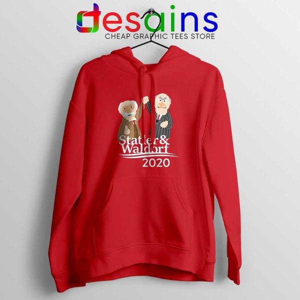 Statler and Waldorf 2020 Red Hoodie Muppet Hoodies S-2XL