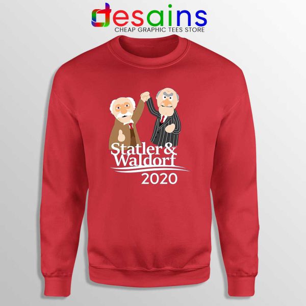 Statler and Waldorf 2020 Red Sweatshirt Muppet Sweater S-3XL