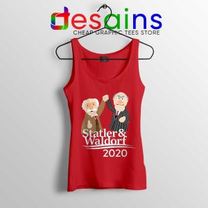 Statler and Waldorf 2020 Red Tank Top Muppet Tank Tops