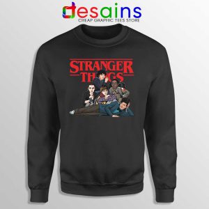 Stranger Club AV Black Sweatshirt Netflix Stranger Things Sweaters