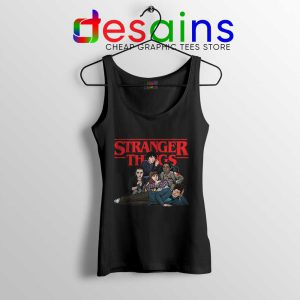 Stranger Club AV Black Tank Top Netflix Stranger Things Tops